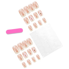 Petal Muse press-on nails close-up