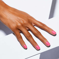 Nailora Bubblegum Pink Glossy Square Press-On Nails with vibrant bubblegum pink color, square shape, glossy finish, and reusable salon-quality design