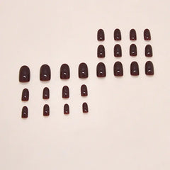 Velvet Rose press-on nails close-up