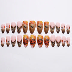 Midnight Spell press-on nails close-up