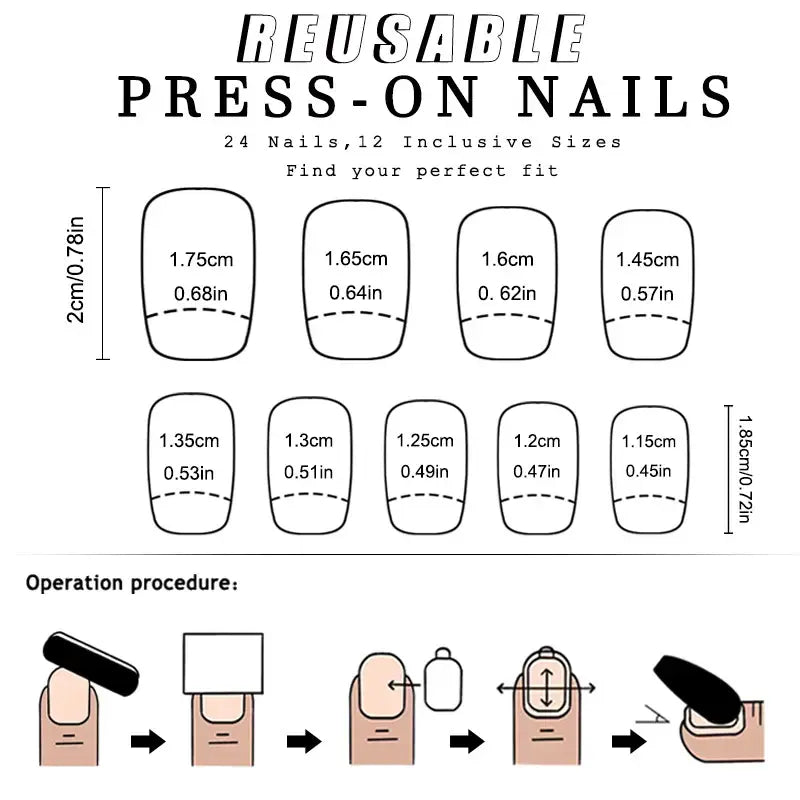 Champagne Glow Glitter Ombre Short Square Press-On Nails full set