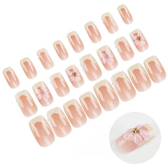Petal Muse press-on nails on hand