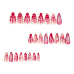 Blush Bloom press-on nails on hand