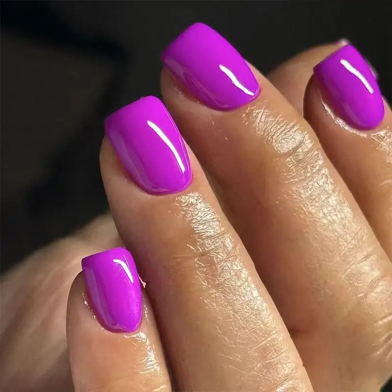 Violet Muse square press-on nails