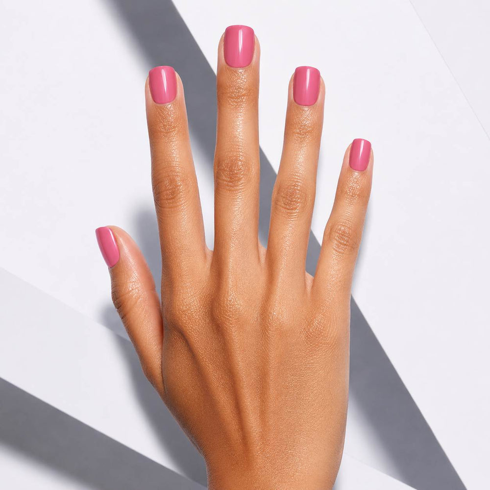Nailora Rosy Bliss Glossy Square Press-On Nails styled for everyday elegance with rosy pink color and feminine minimalist aesthetic