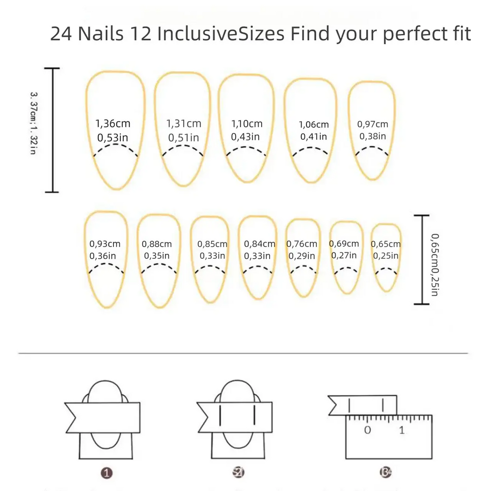 French Bloom press-on nails on hand
