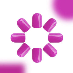 Violet Muse press-on nails close-up