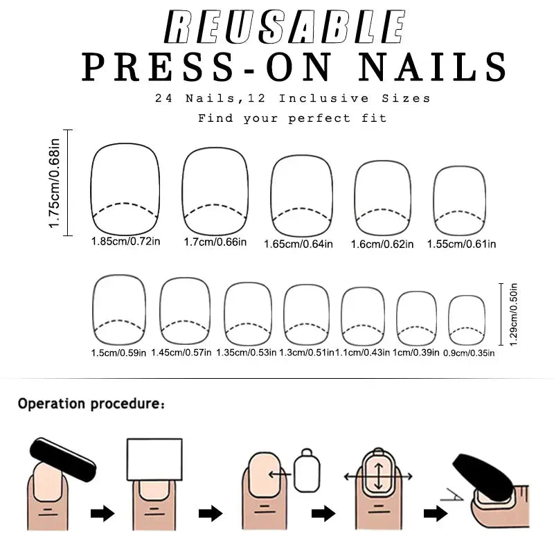 Espresso Luxe press-on nails full set