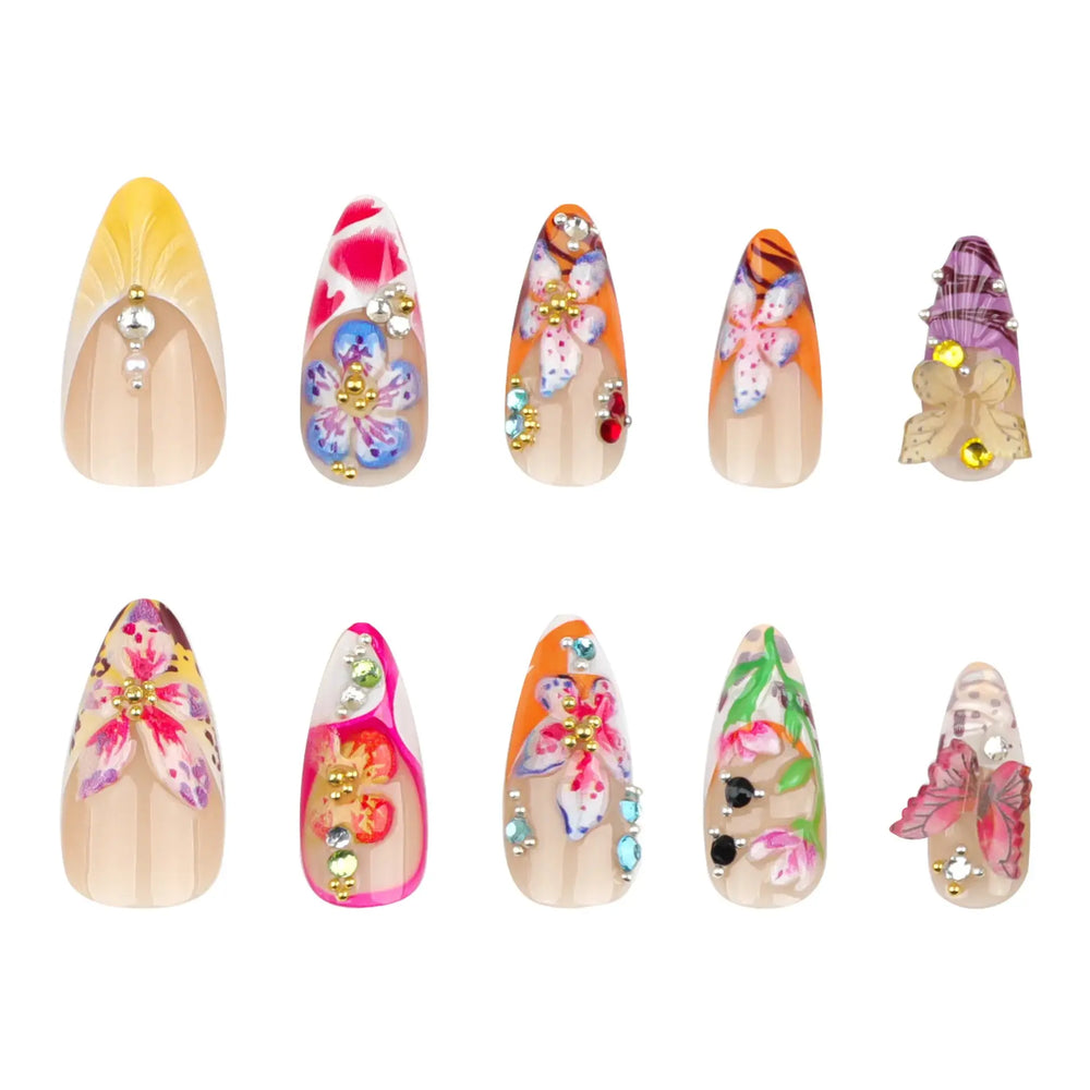 Bloom Escape press-on nails full set